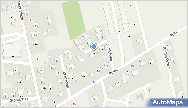 Długołęka, Jemiołowa, 2a, mapa Długołęka