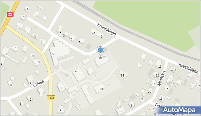 Dobiegniew, Jeńców Obozu II C, 10, mapa Dobiegniew