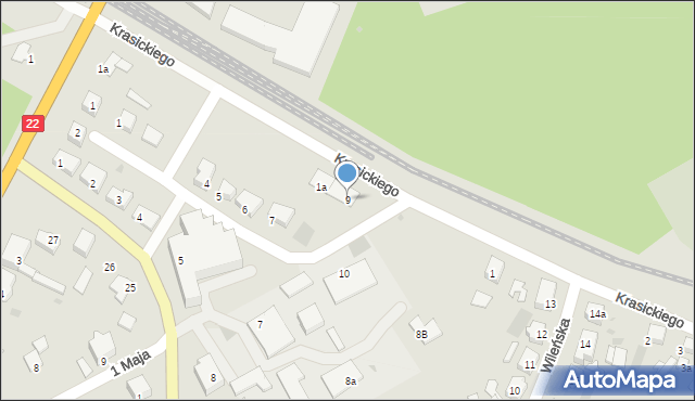 Dobiegniew, Jeńców Obozu II C, 9, mapa Dobiegniew