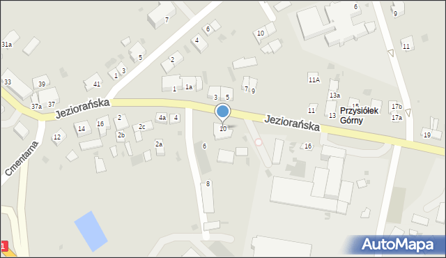 Dobre Miasto, Jeziorańska, 10, mapa Dobre Miasto