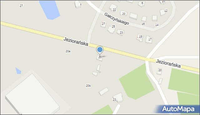 Dobre Miasto, Jeziorańska, 20, mapa Dobre Miasto