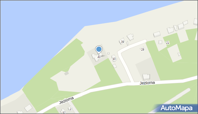 Dominice, Jeziorna, 41, mapa Dominice