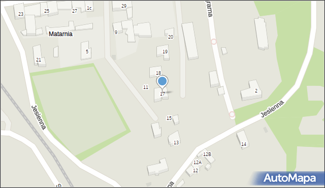 Gdańsk, Jesienna, 17, mapa Gdańska