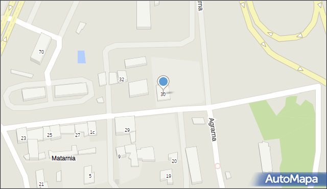 Gdańsk, Jesienna, 30, mapa Gdańska