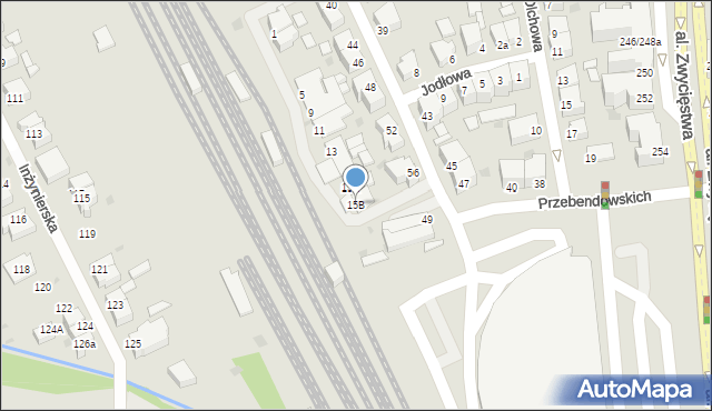 Gdynia, Jesionowa, 15B, mapa Gdyni