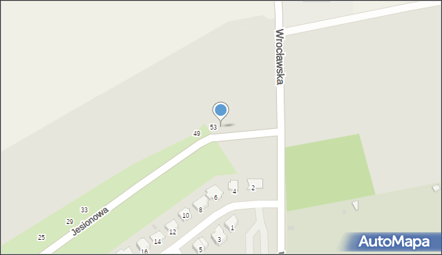 Głubczyce, Jesionowa, 55, mapa Głubczyce