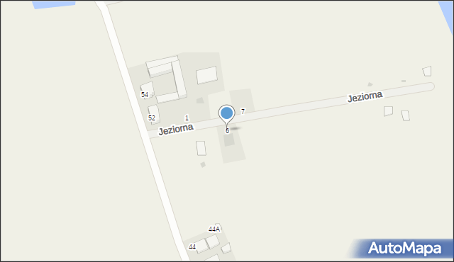 Gołanice, Jeziorna, 6, mapa Gołanice