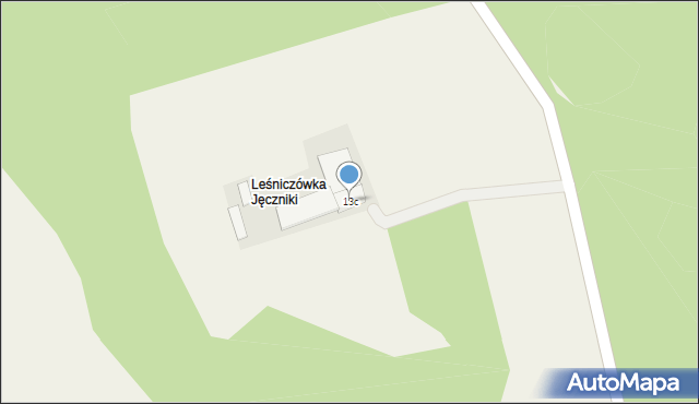 Jęcznik, Jęcznik, 13c, mapa Jęcznik