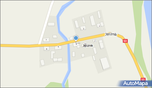 Jęcznik, Jęcznik, 4, mapa Jęcznik