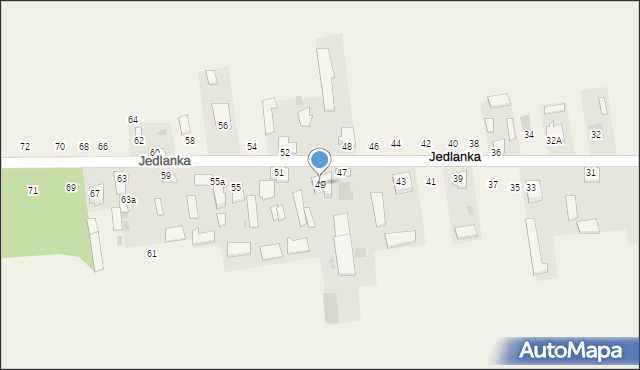 Jedlanka, Jedlanka, 49, mapa Jedlanka