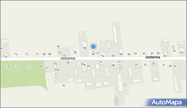 Jedlanka, Jedlanka, 54, mapa Jedlanka