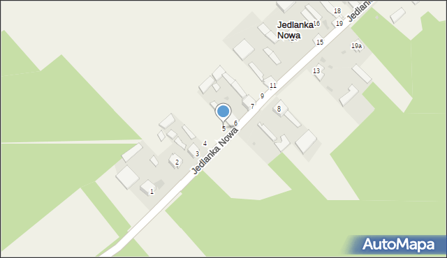 Jedlanka Nowa, Jedlanka Nowa, 5, mapa Jedlanka Nowa