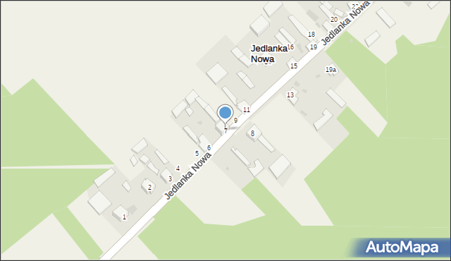 Jedlanka Nowa, Jedlanka Nowa, 7, mapa Jedlanka Nowa