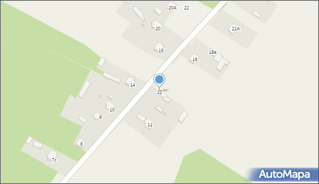 Jedlanka Stara, Jedlanka Stara, 12, mapa Jedlanka Stara