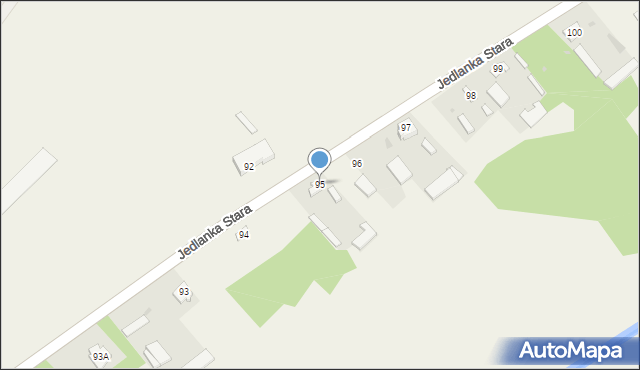Jedlanka Stara, Jedlanka Stara, 95, mapa Jedlanka Stara