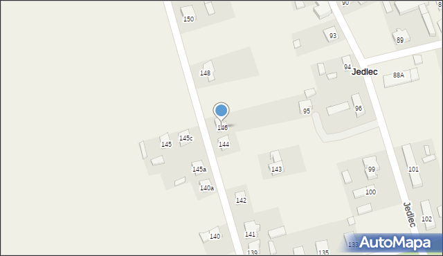 Jedlec, Jedlec, 146, mapa Jedlec