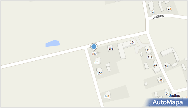 Jedlec, Jedlec, 152, mapa Jedlec