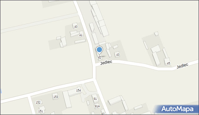 Jedlec, Jedlec, 42, mapa Jedlec