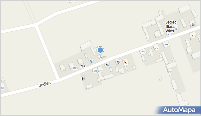 Jedlec, Jedlec, 77, mapa Jedlec