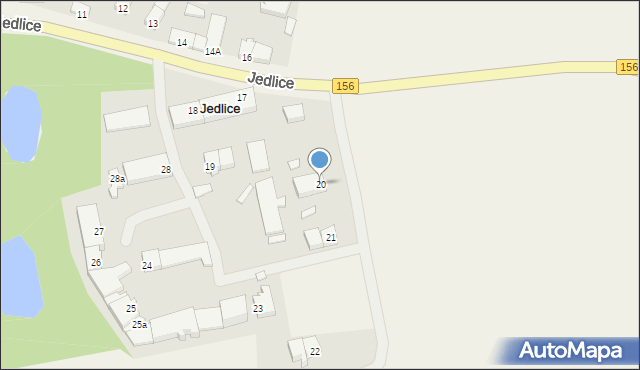 Jedlice, Jedlice, 20, mapa Jedlice