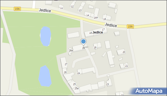 Jedlice, Jedlice, 28, mapa Jedlice
