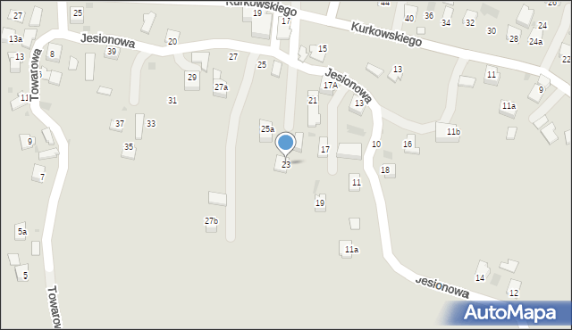 Jedlicze, Jesionowa, 23, mapa Jedlicze