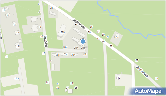 Jedlicze A, Jedlinowa, 28g, mapa Jedlicze A