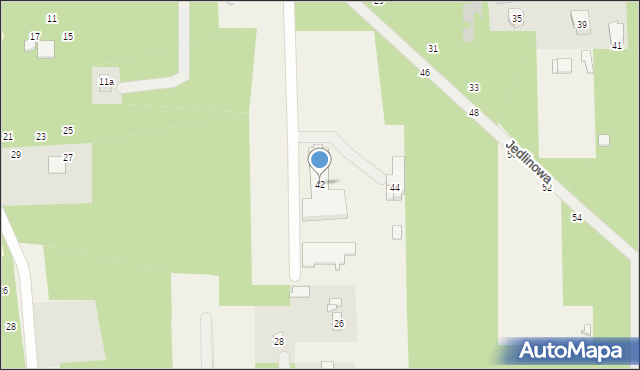 Jedlicze A, Jedlinowa, 42, mapa Jedlicze A