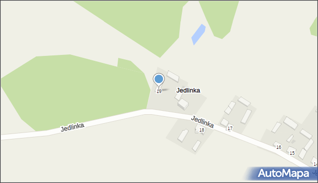 Jedlinka, Jedlinka, 19, mapa Jedlinka