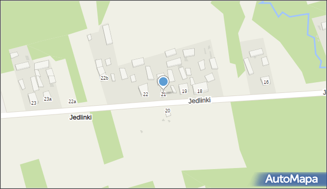 Jedlinki, Jedlinki, 21, mapa Jedlinki