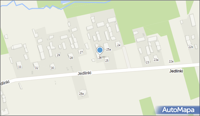 Jedlinki, Jedlinki, 26, mapa Jedlinki