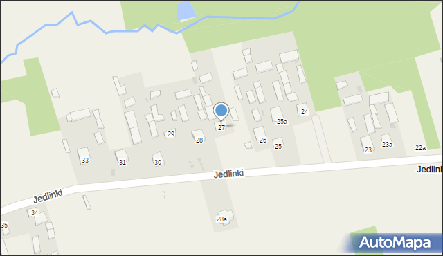 Jedlinki, Jedlinki, 27, mapa Jedlinki