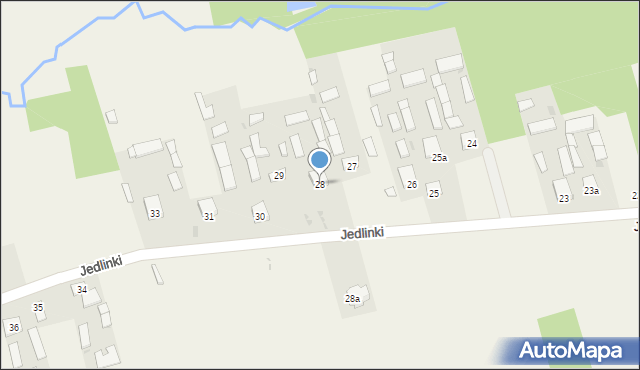 Jedlinki, Jedlinki, 28, mapa Jedlinki