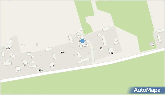 Jedlinki, Jedlinki, 43A, mapa Jedlinki