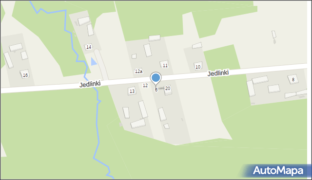 Jedlinki, Jedlinki, 6, mapa Jedlinki