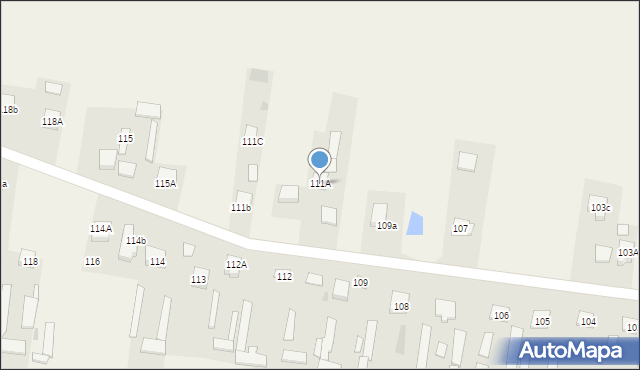 Jedlnia, Jedlnia, 111A, mapa Jedlnia