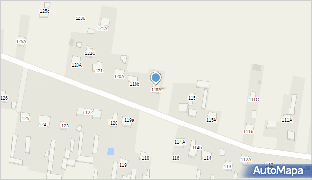 Jedlnia, Jedlnia, 118A, mapa Jedlnia