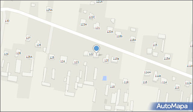 Jedlnia, Jedlnia, 122B, mapa Jedlnia