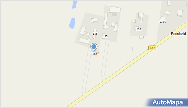 Jedlnia, Jedlnia, 136a, mapa Jedlnia