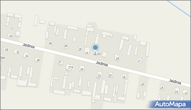 Jedlnia, Jedlnia, 22A, mapa Jedlnia