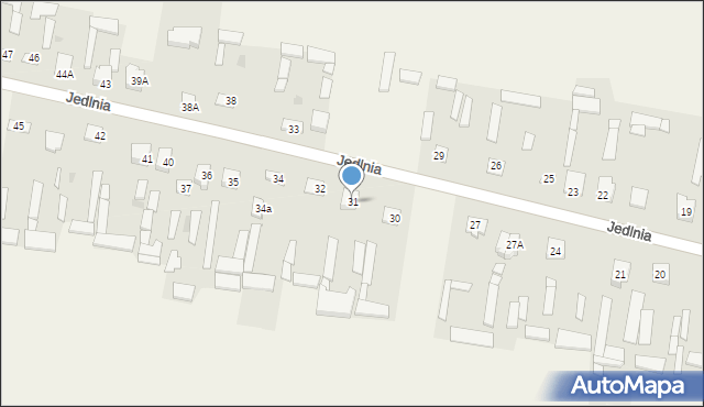 Jedlnia, Jedlnia, 31, mapa Jedlnia