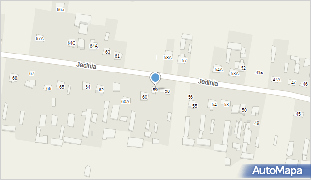 Jedlnia, Jedlnia, 59, mapa Jedlnia