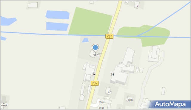 Jedlnia, Jedlnia, 91A, mapa Jedlnia