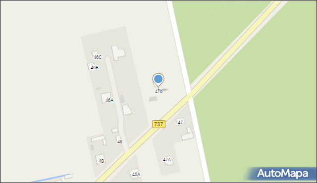 Jedlnia-Kolonia, Jedlnia-Kolonia, 47b, mapa Jedlnia-Kolonia