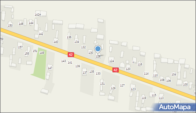 Jedlno Drugie, Jedlno Drugie, 128, mapa Jedlno Drugie