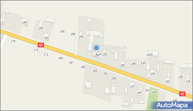 Jedlno Drugie, Jedlno Drugie, 154, mapa Jedlno Drugie