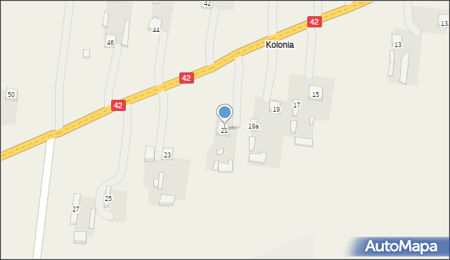 Jedlno Pierwsze, Jedlno Pierwsze, 21, mapa Jedlno Pierwsze