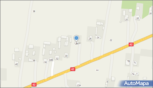 Jedlno Pierwsze, Jedlno Pierwsze, 28, mapa Jedlno Pierwsze