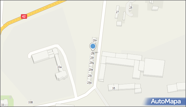Jedlno Pierwsze, Jedlno Pierwsze, 29j, mapa Jedlno Pierwsze