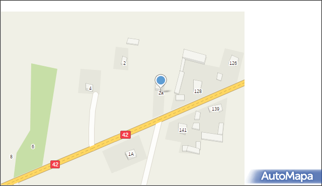Jedlno Pierwsze, Jedlno Pierwsze, 2a, mapa Jedlno Pierwsze